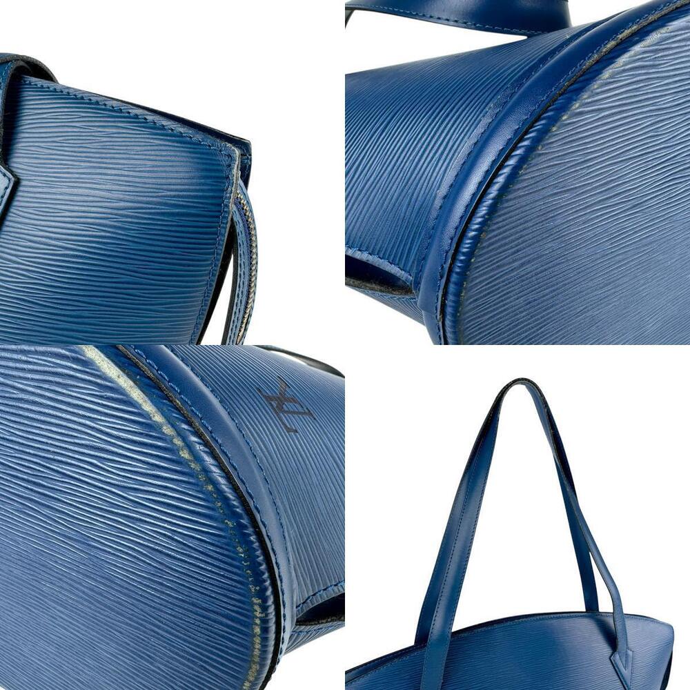 Louis Vuitton Epi Saint Jacques Shopping Shoulder Bag Leather Toledo Blue - Picture 4 of 4